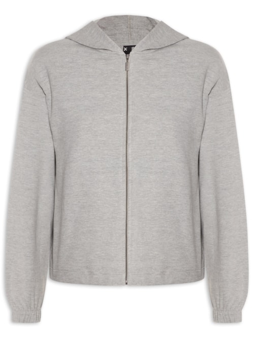 Jaqueta Feminina Moletinho – Cinza