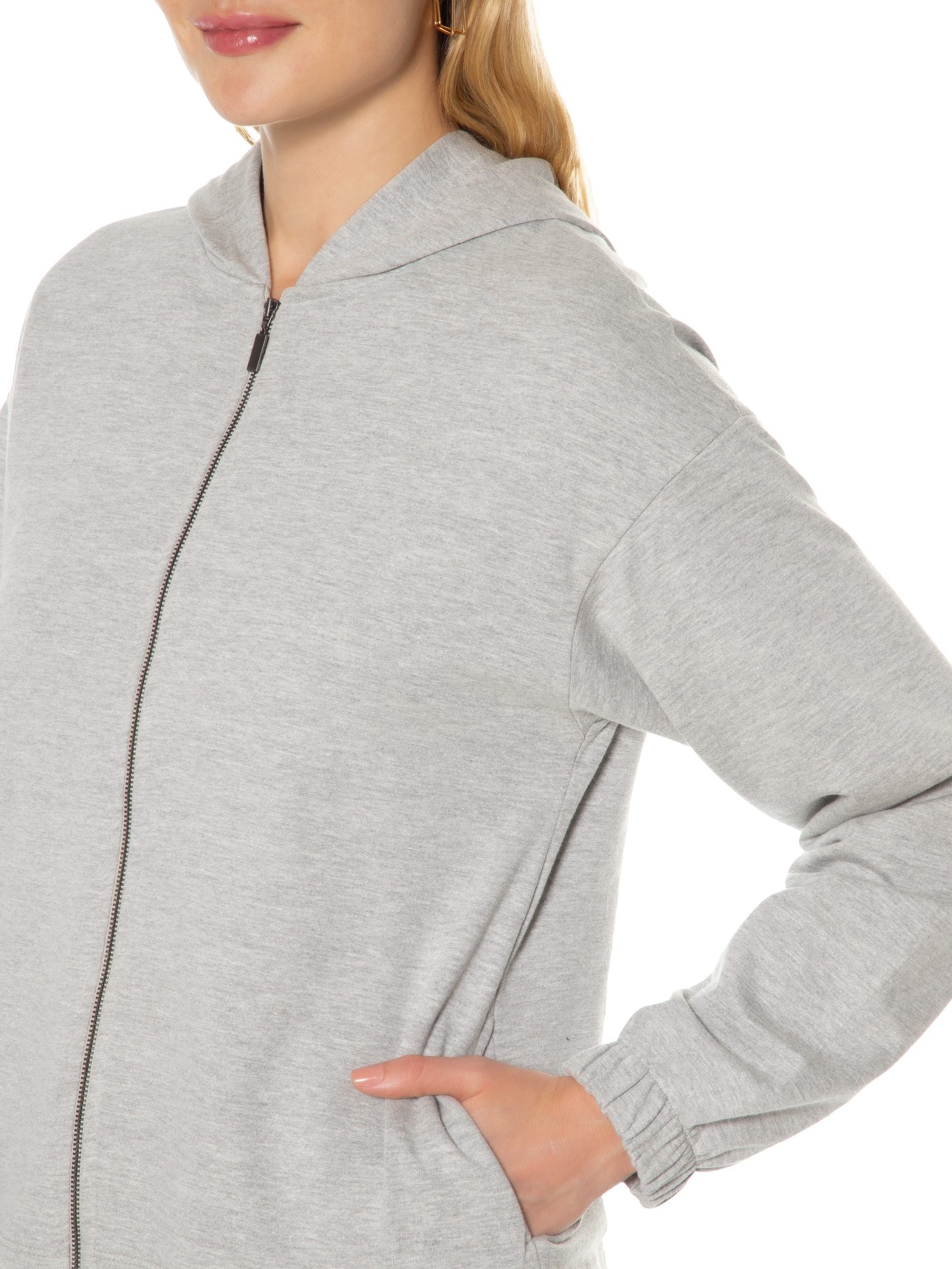 Jaqueta Feminina Moletinho Cinza Hering