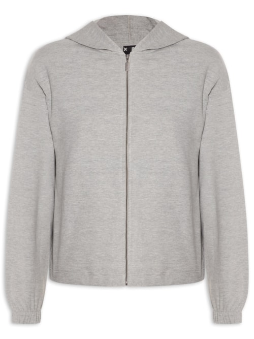 Jaqueta Feminina Moletinho - Cinza