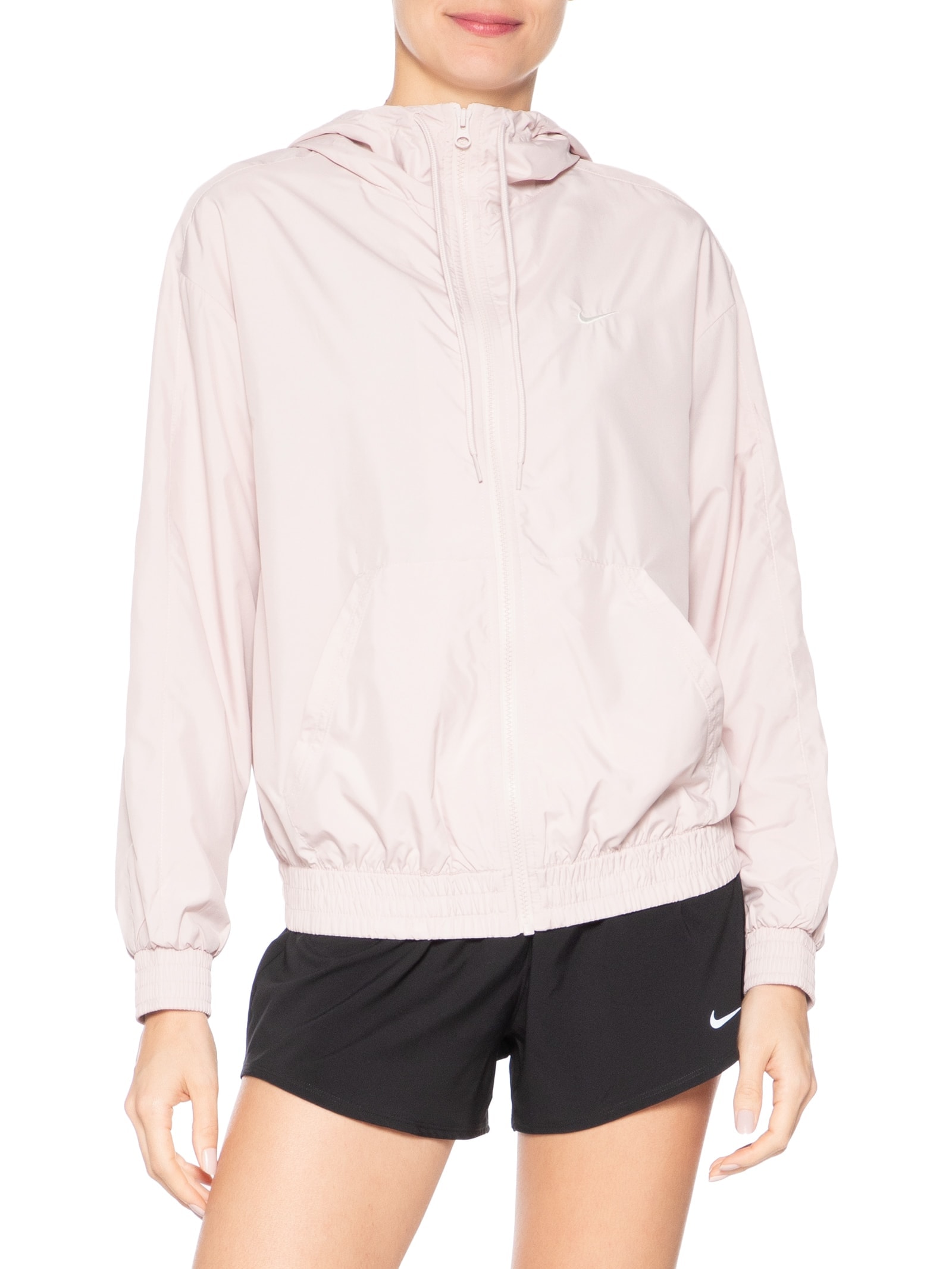 Jaqueta Feminina Nsw Essential Uv Wvn Hd Rosa Nike