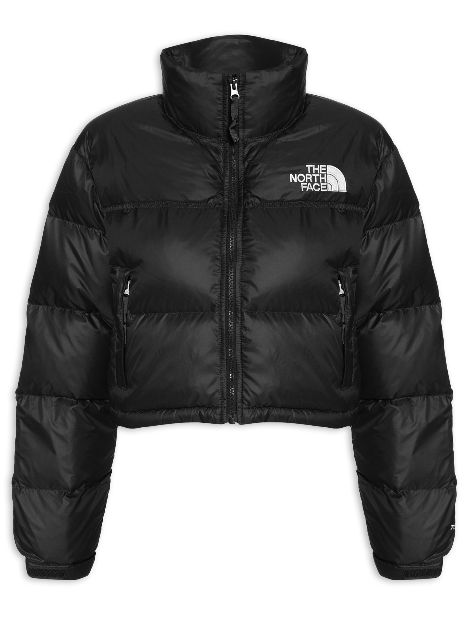 【新品】THE NORTH FACE SHORT NUPTSE JKT The North Face - Jaqueta Feminina Nuptse Short - Preto