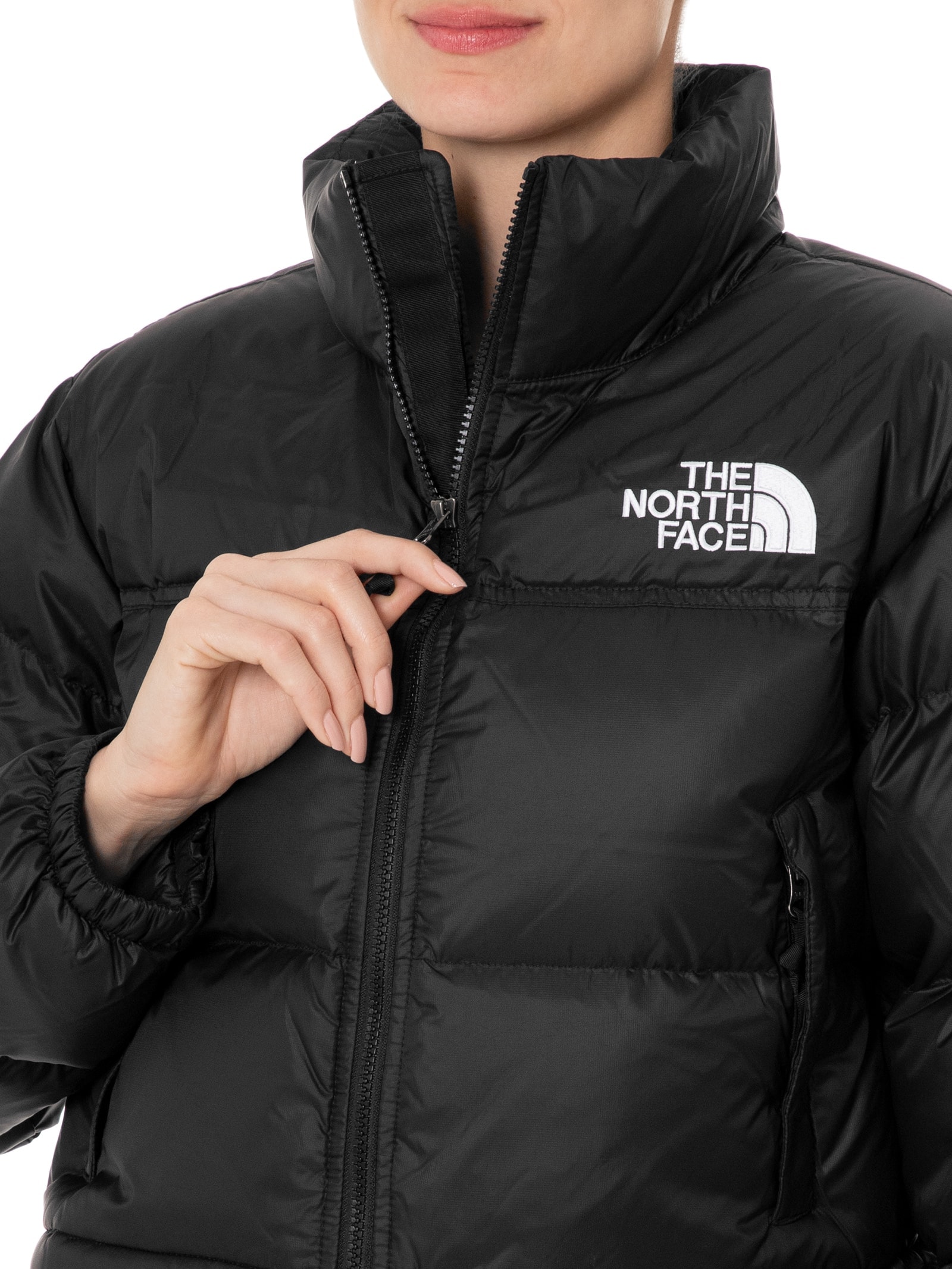 【新品】THE NORTH FACE SHORT NUPTSE JKT The North Face - Jaqueta Feminina Nuptse Short - Preto