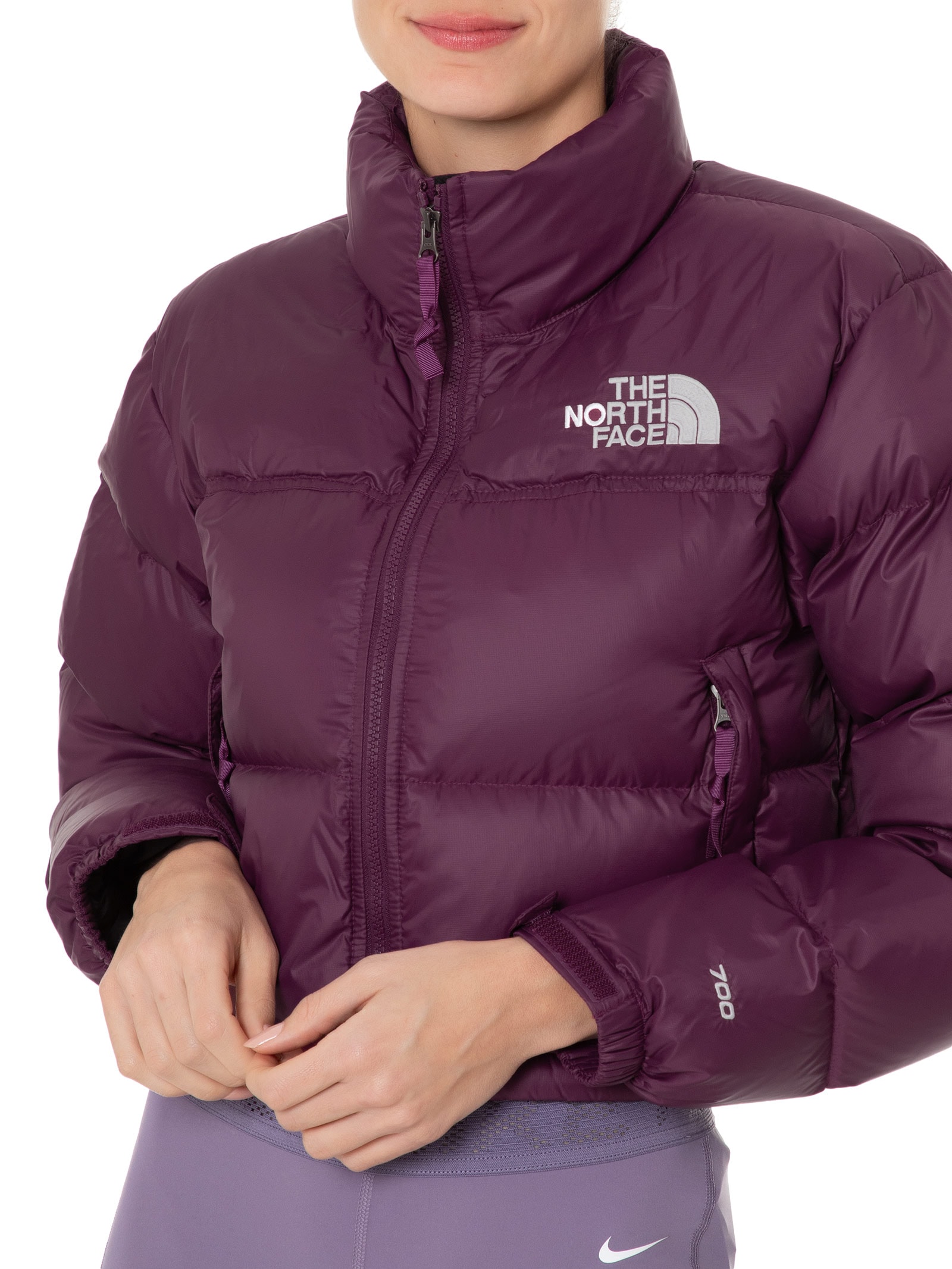 The North Face - Jaqueta Feminina Nuptse Short - Roxo