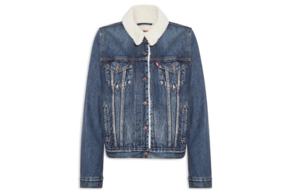 Jaqueta Feminina Original Sherpa Trucker - Azul