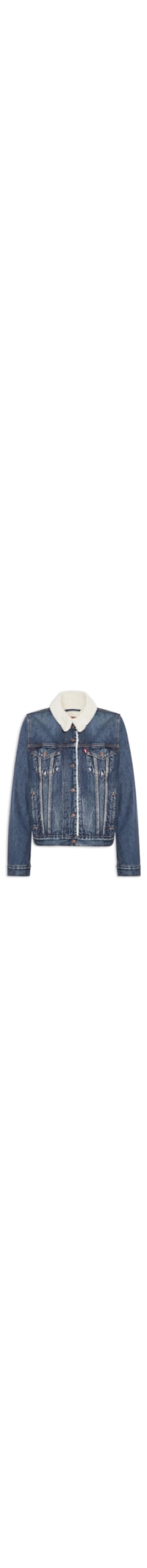 Jaqueta Feminina Original Sherpa Trucker - Azul