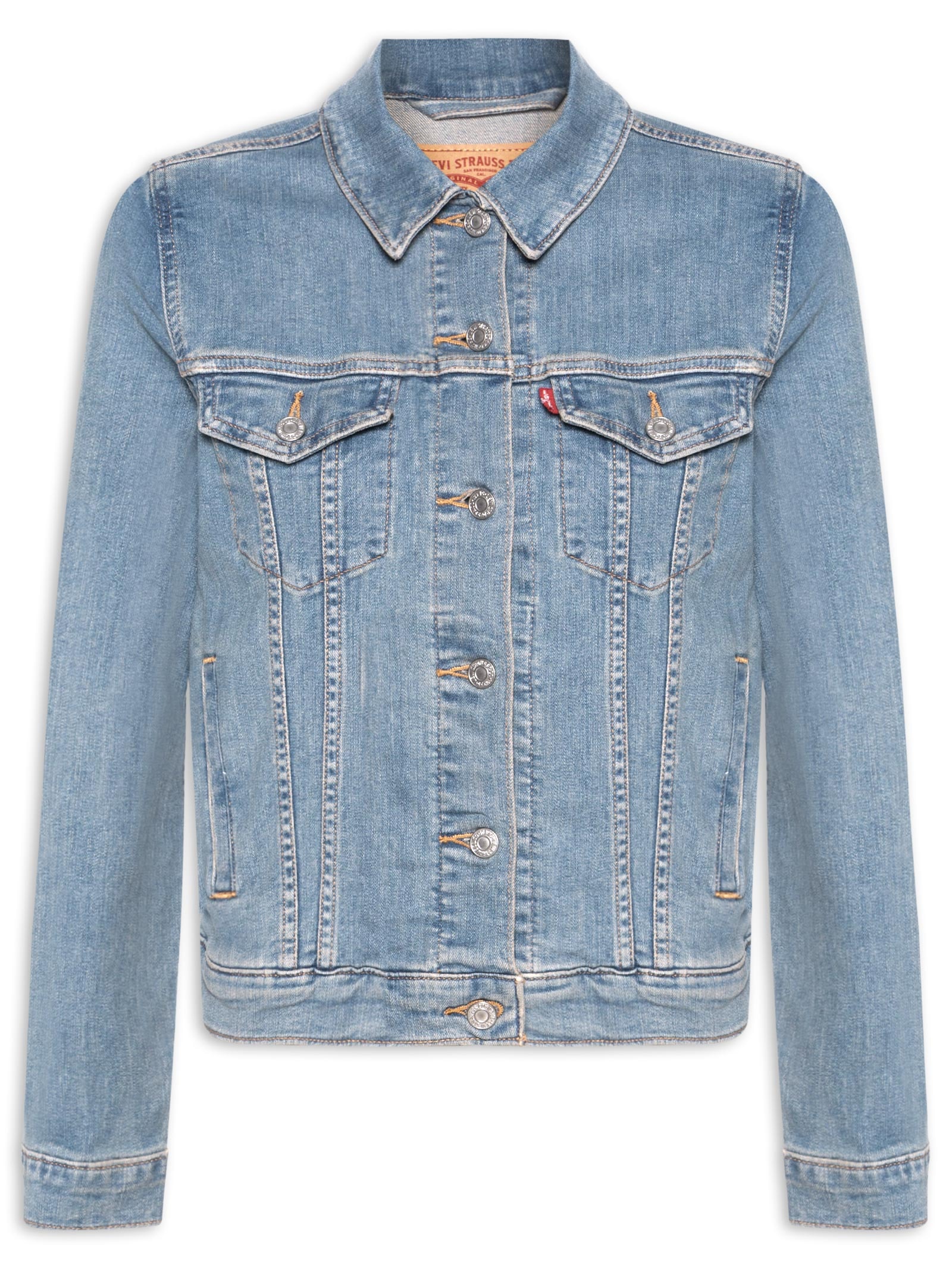Jaqueta Feminina Original Trucker Azul Levi's