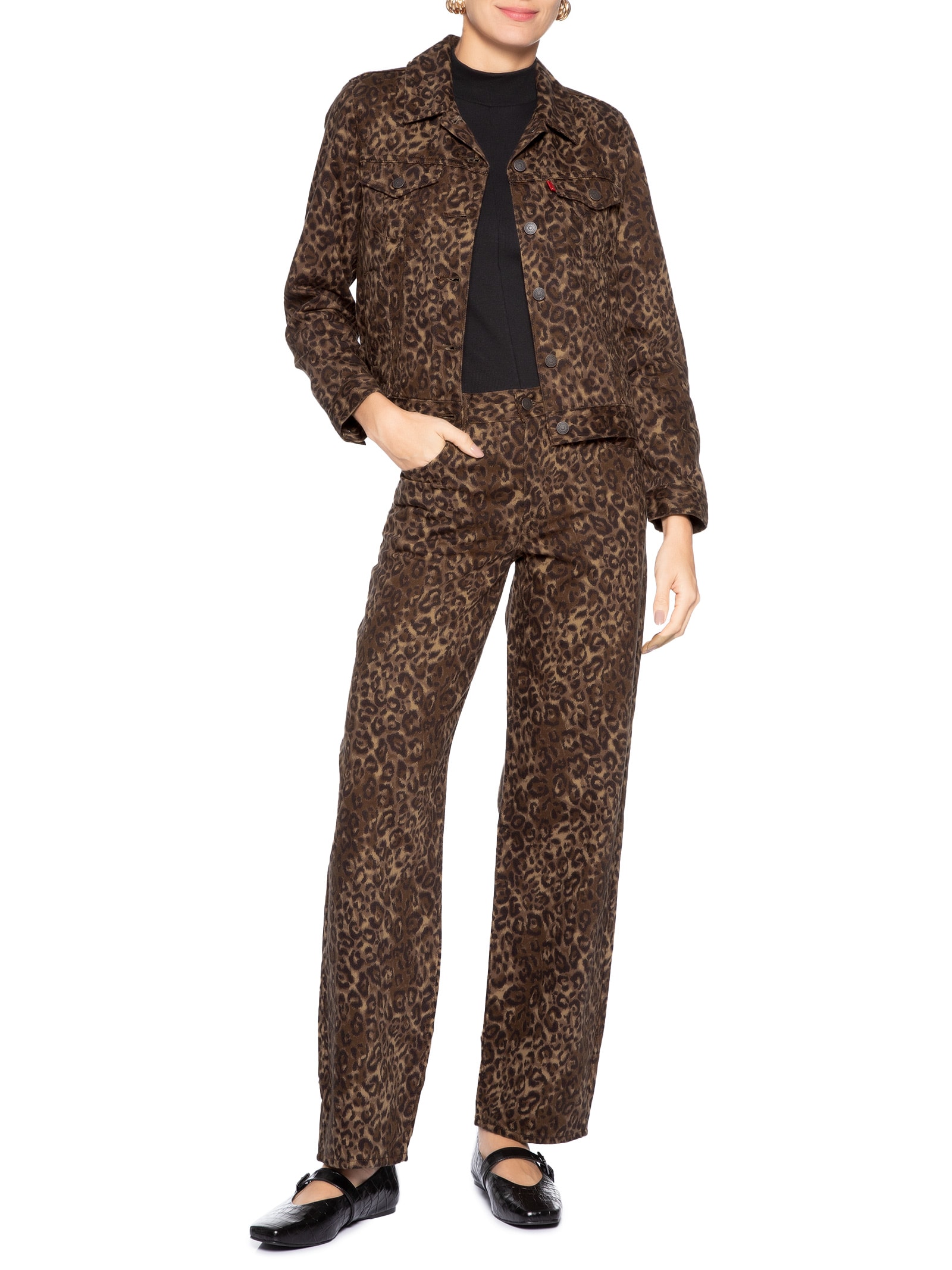 Jaqueta Feminina Original Trucker Marrom Levi's