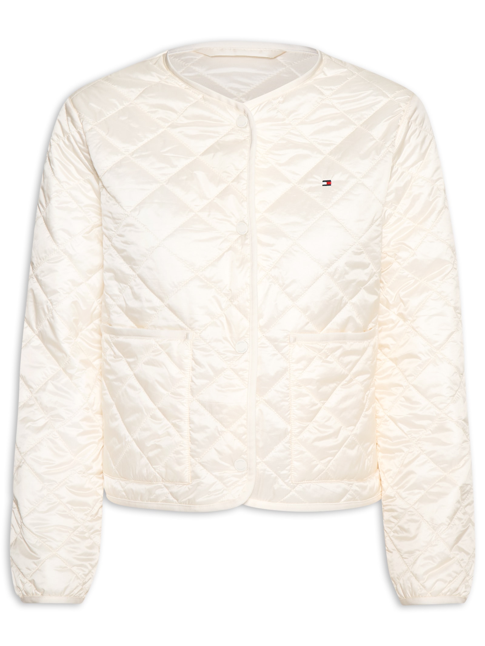 Jaqueta Feminina Padded Quilted - Off White - Tommy Hilfiger