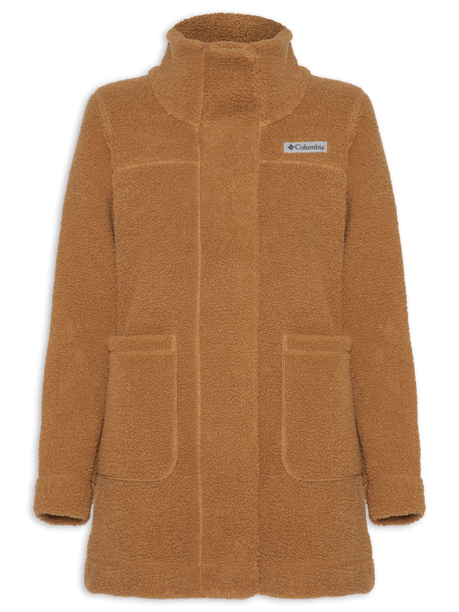 Jaqueta Feminina Panorama Long Marrom Columbia