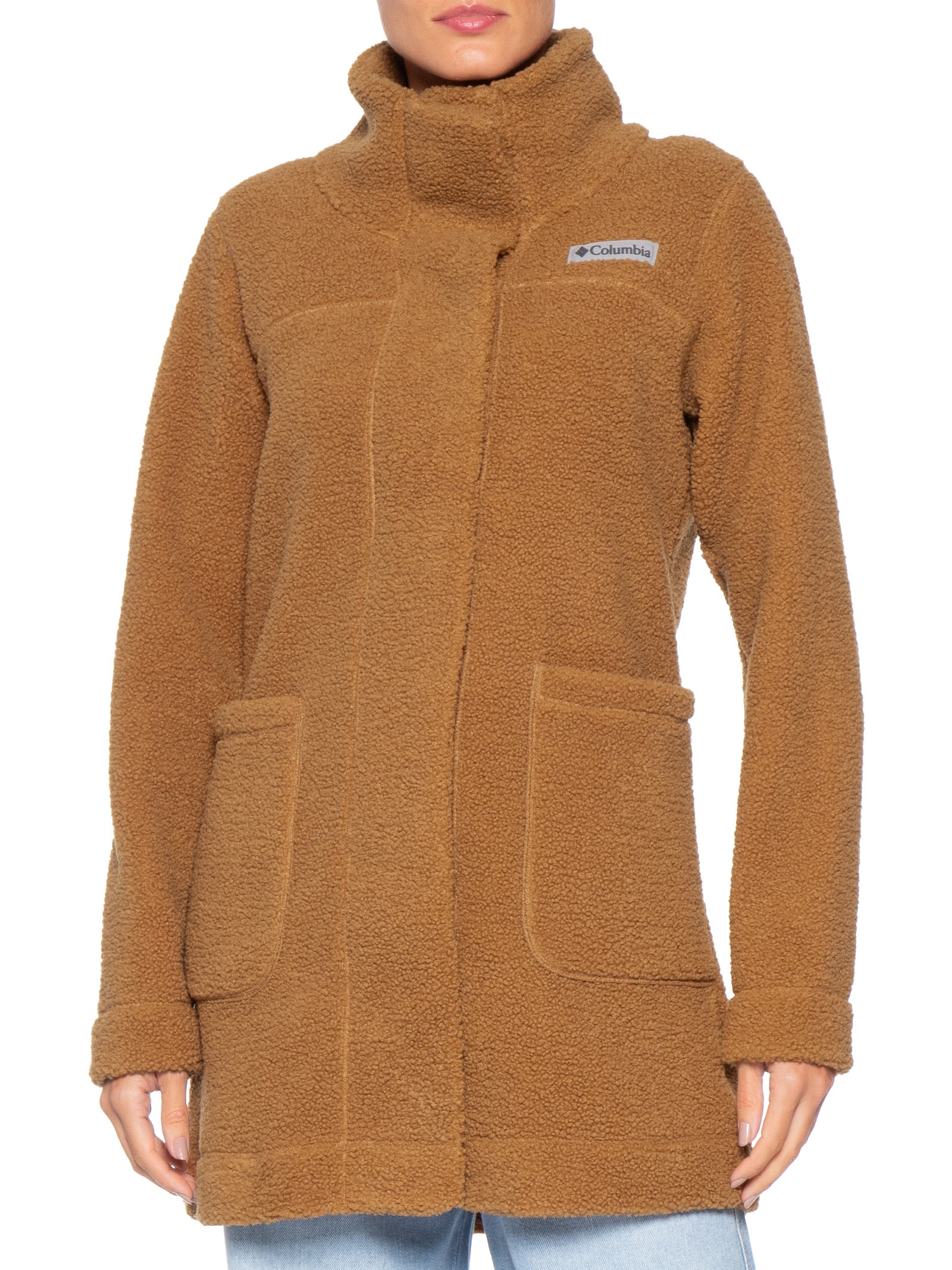 Jaqueta Feminina Panorama Long Marrom Columbia