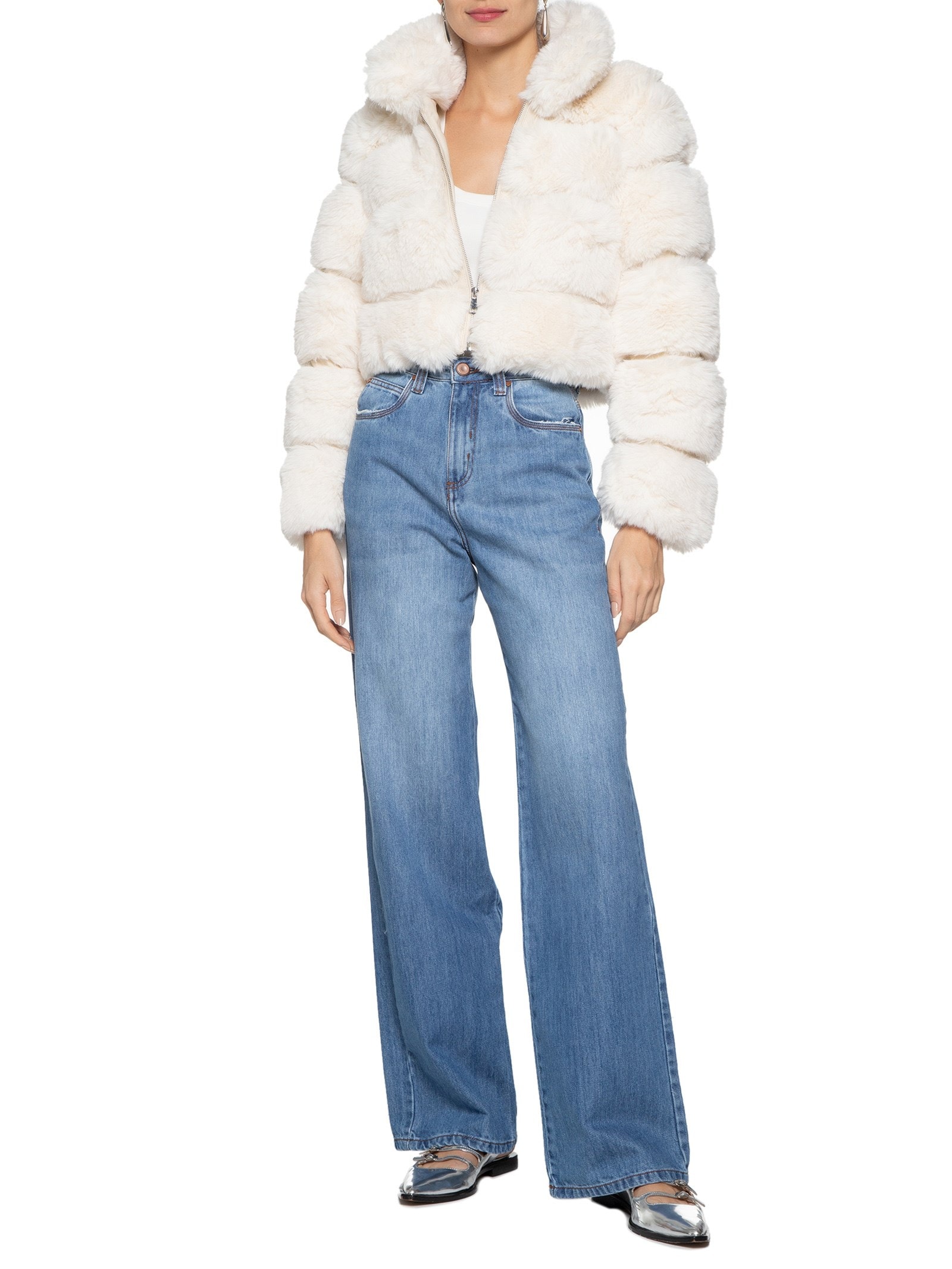 Jaqueta Feminina Pelinho - Market 33 - Off White