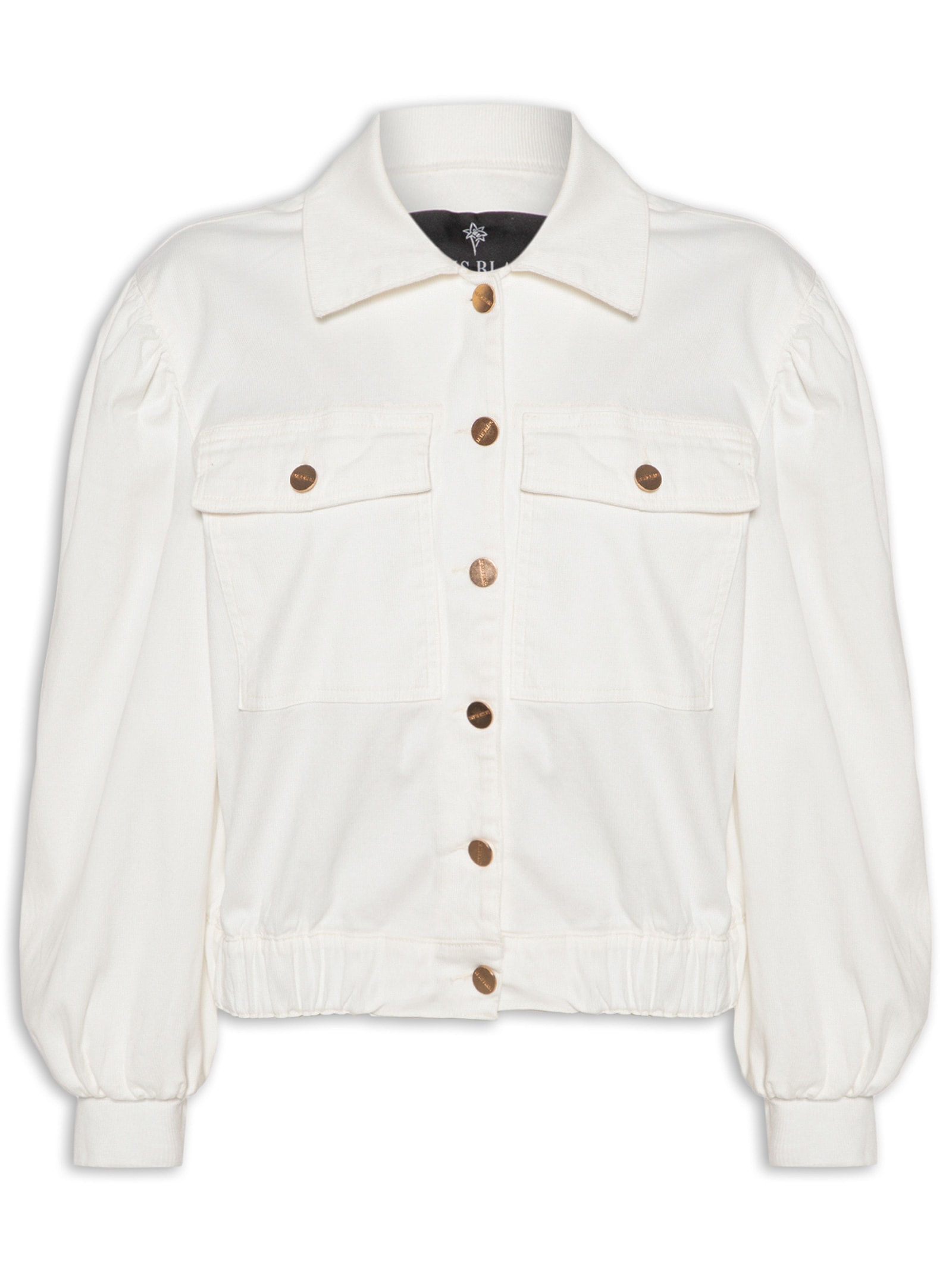 Jaqueta Feminina Penelope Sarja Branco Le Lis