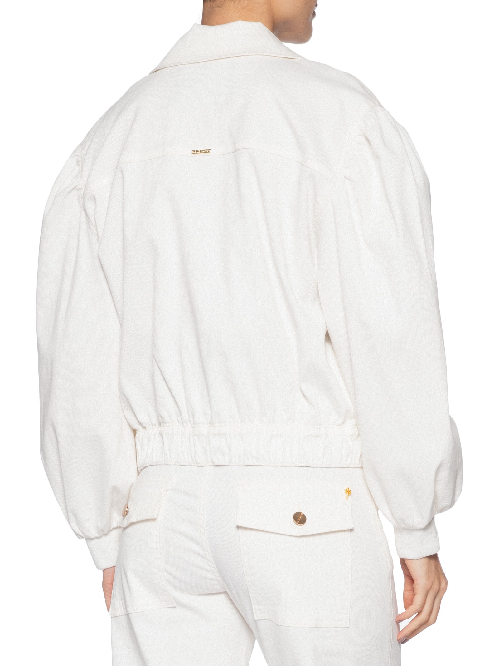 Jaqueta Feminina Penelope Sarja Branco Le Lis