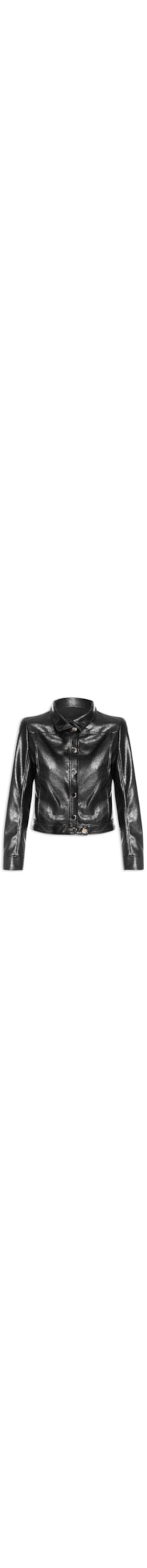 Jaqueta Feminina Perfect Manga Longa - Preto