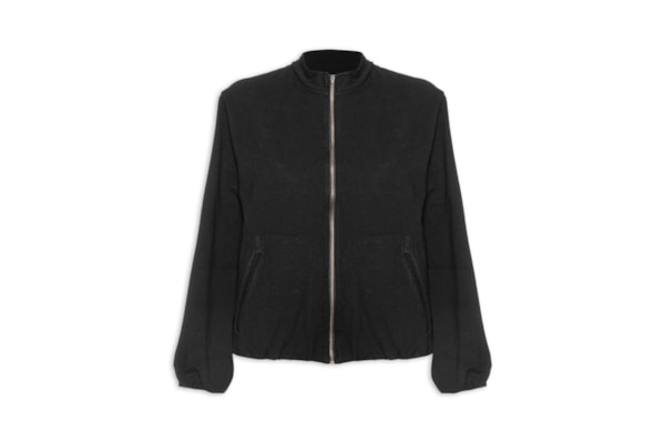 Jaqueta Feminina Pesponto - Preto