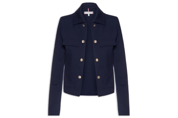 Jaqueta Feminina  Ponte LS Novelty Band – Azul