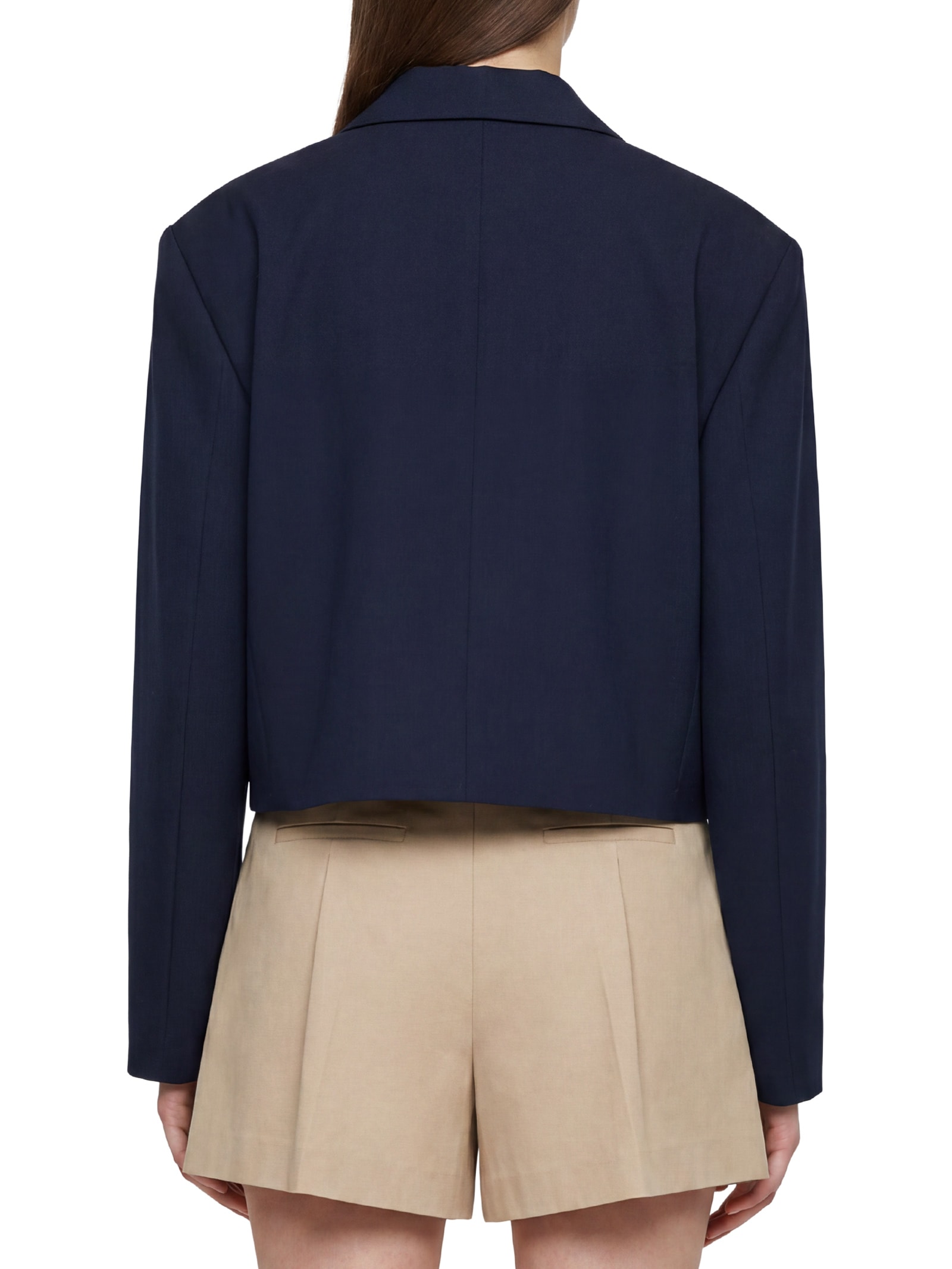 Jaqueta Feminina  Ponte LS Novelty Band – Azul Tommy Hilfiger