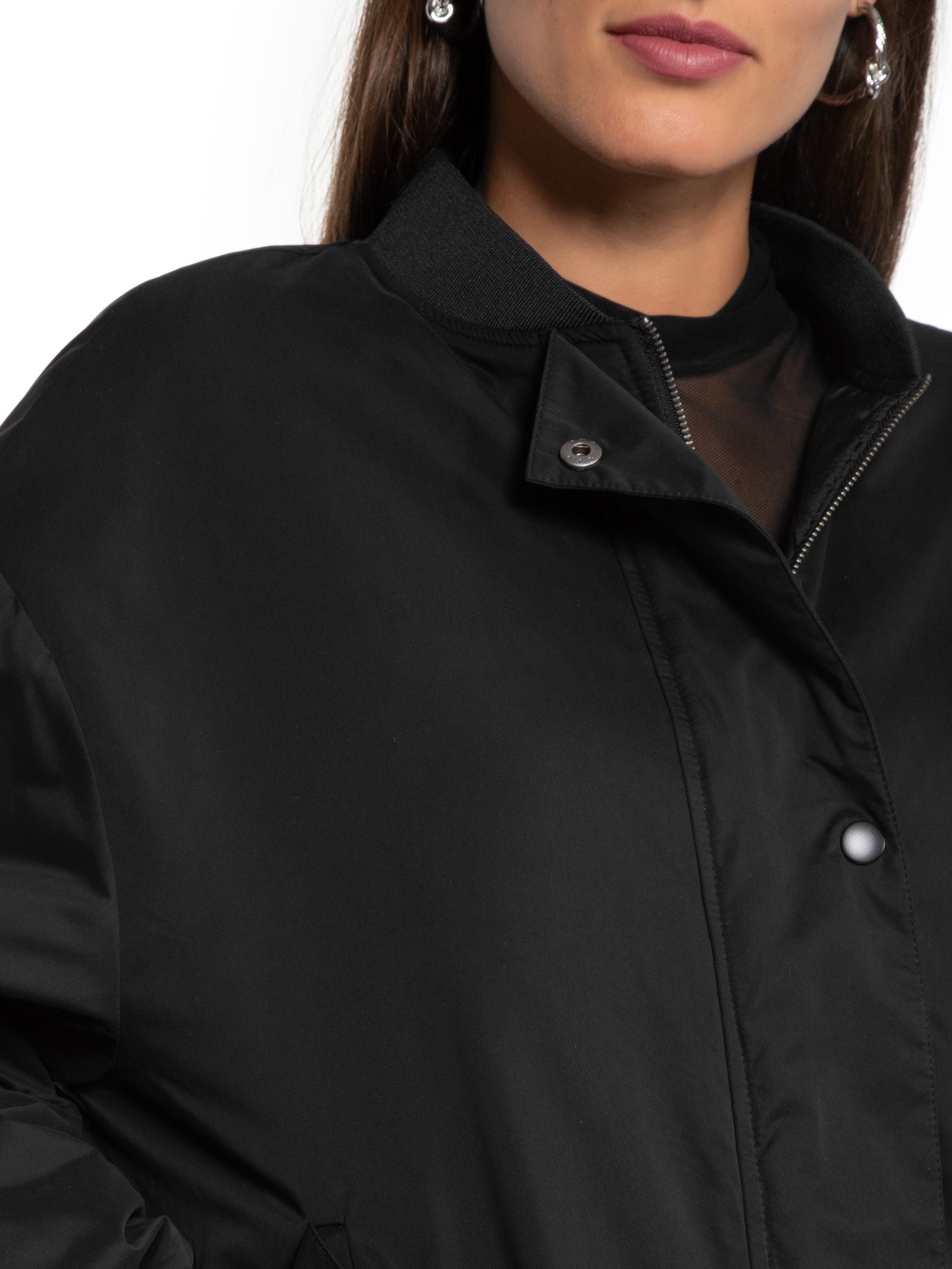 Jaqueta Feminina Preto Dzarm