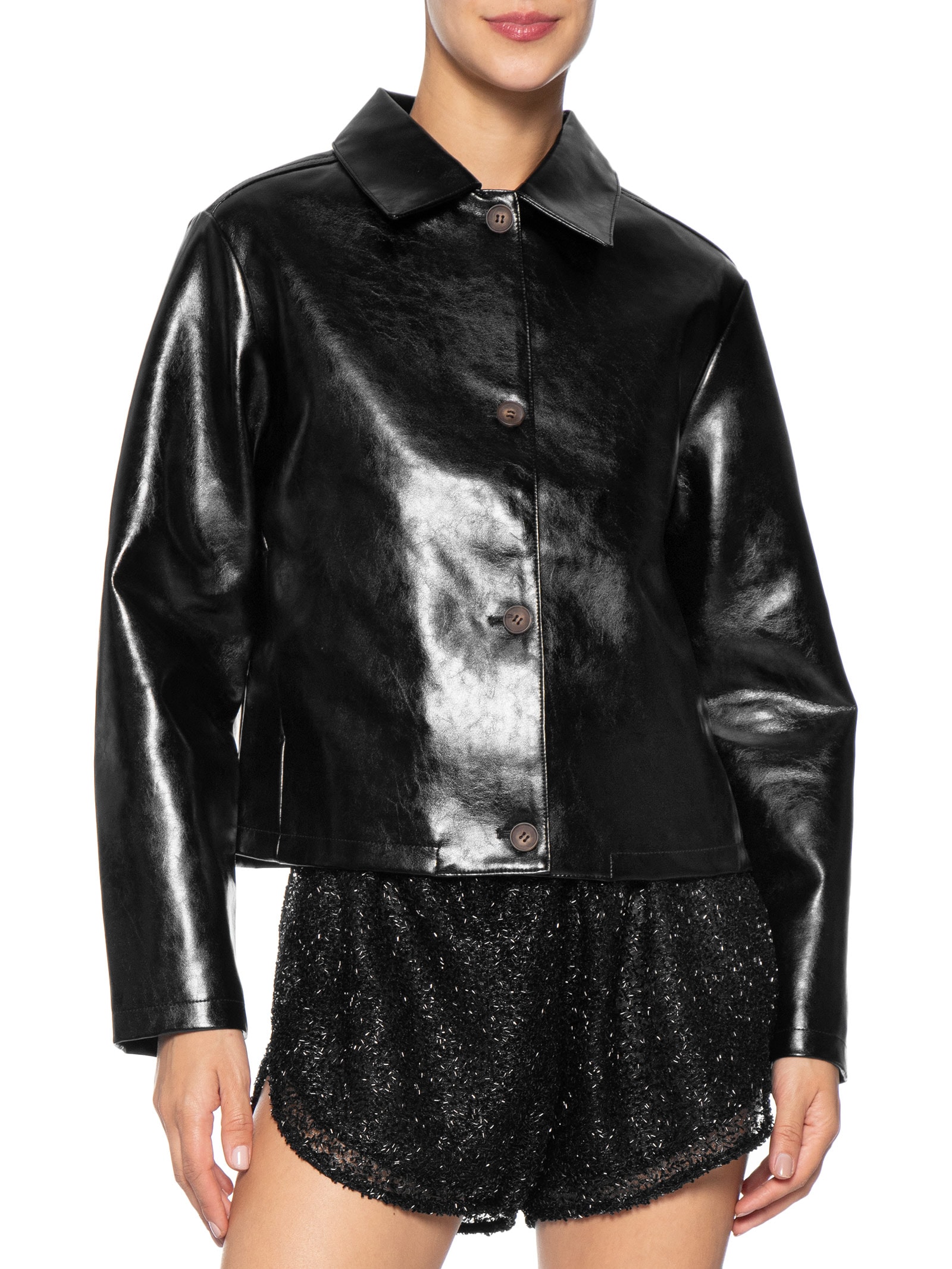 Jaqueta Feminina Preto Market 33