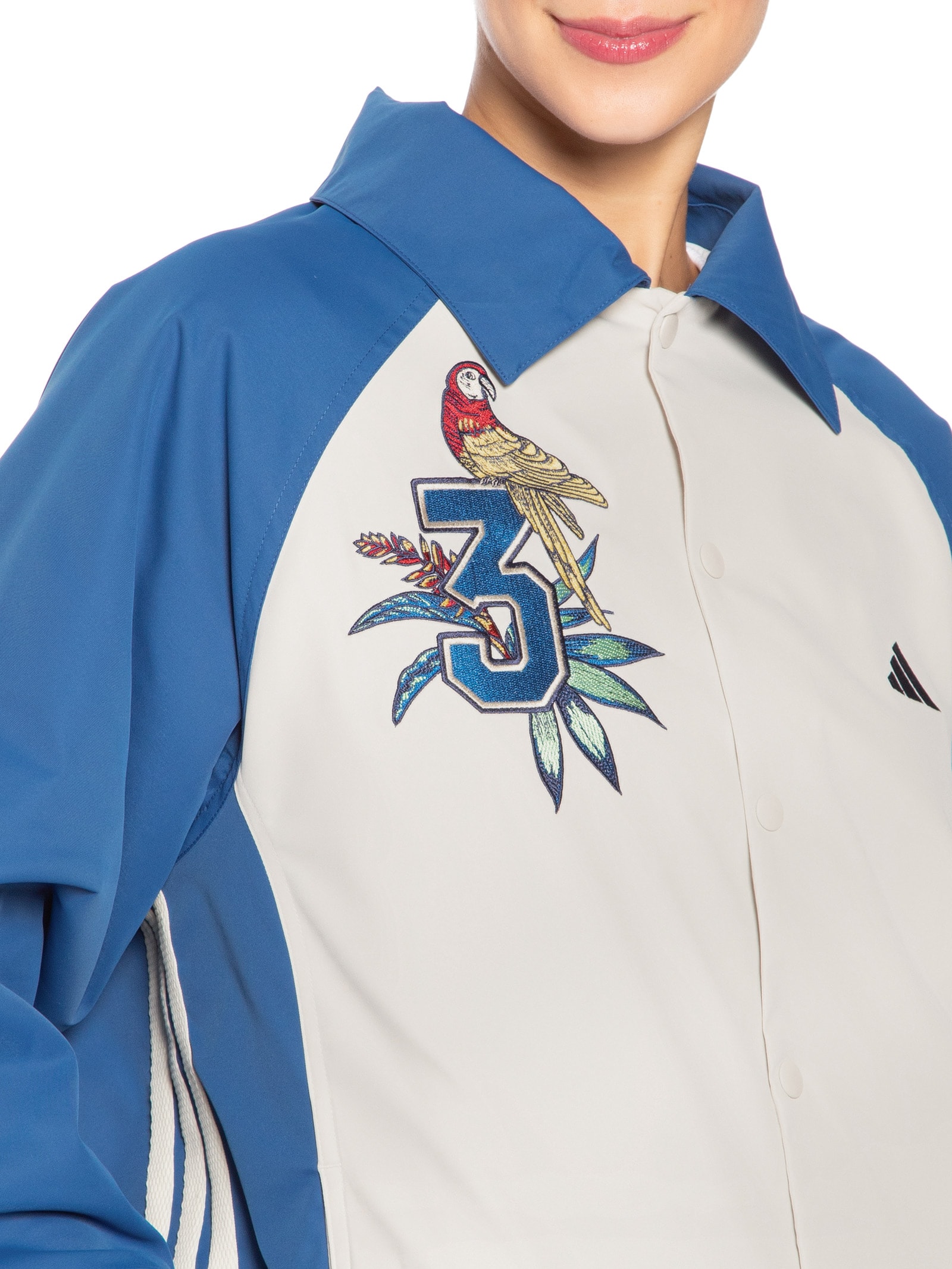 Jaqueta Feminina PRM Azul Adidas + Farm