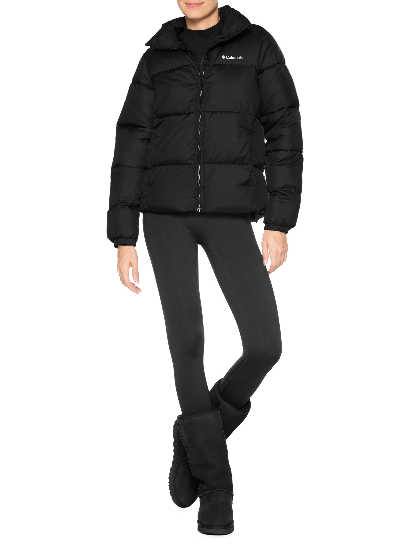 Jaqueta Feminina Puffect II Full Zip Preto Columbia