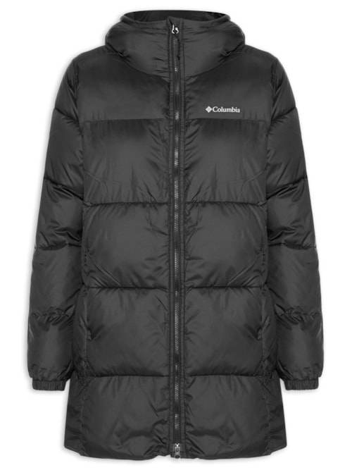Jaqueta Feminina Puffect™ II Mid Hooded – Preto