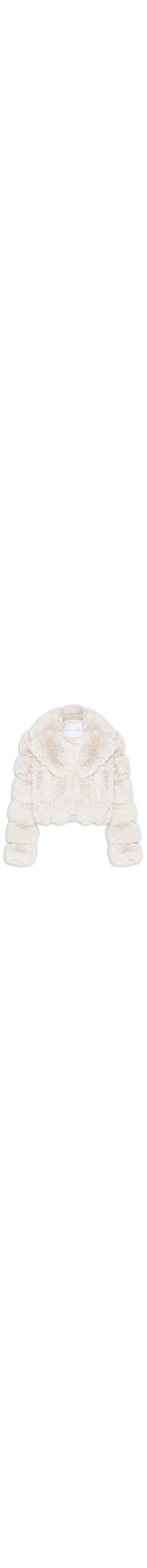 Jaqueta Feminina Puffer Fur - Off White