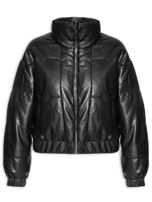 Jaqueta Feminina Puffer - Preto