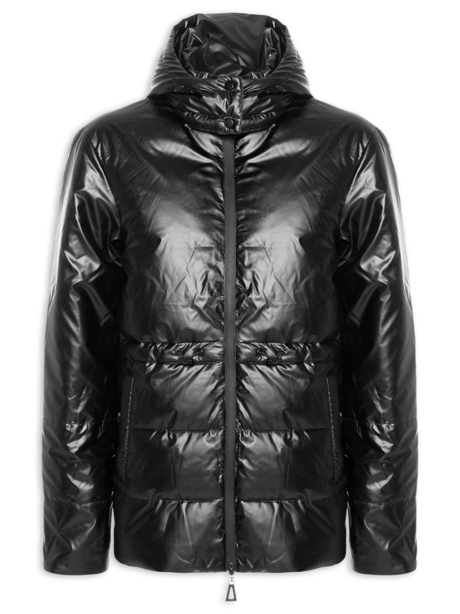 Jaqueta Feminina Puffer Preto Animale Jeans