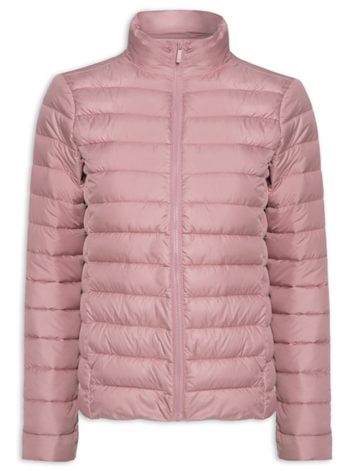 Jaqueta Feminina Puffer – Rosa