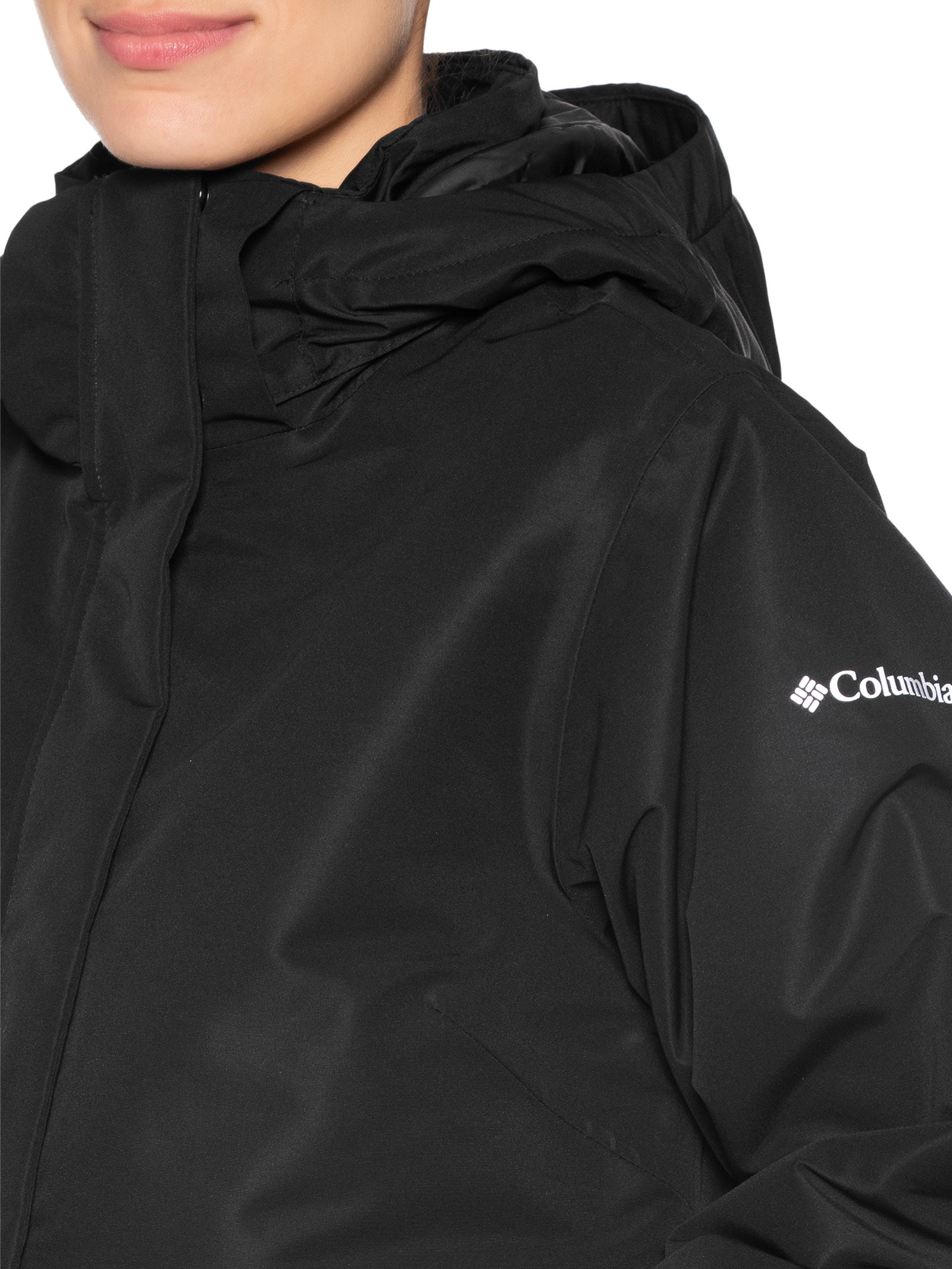 Jaqueta Feminina Pulaski Parka Preto Columbia