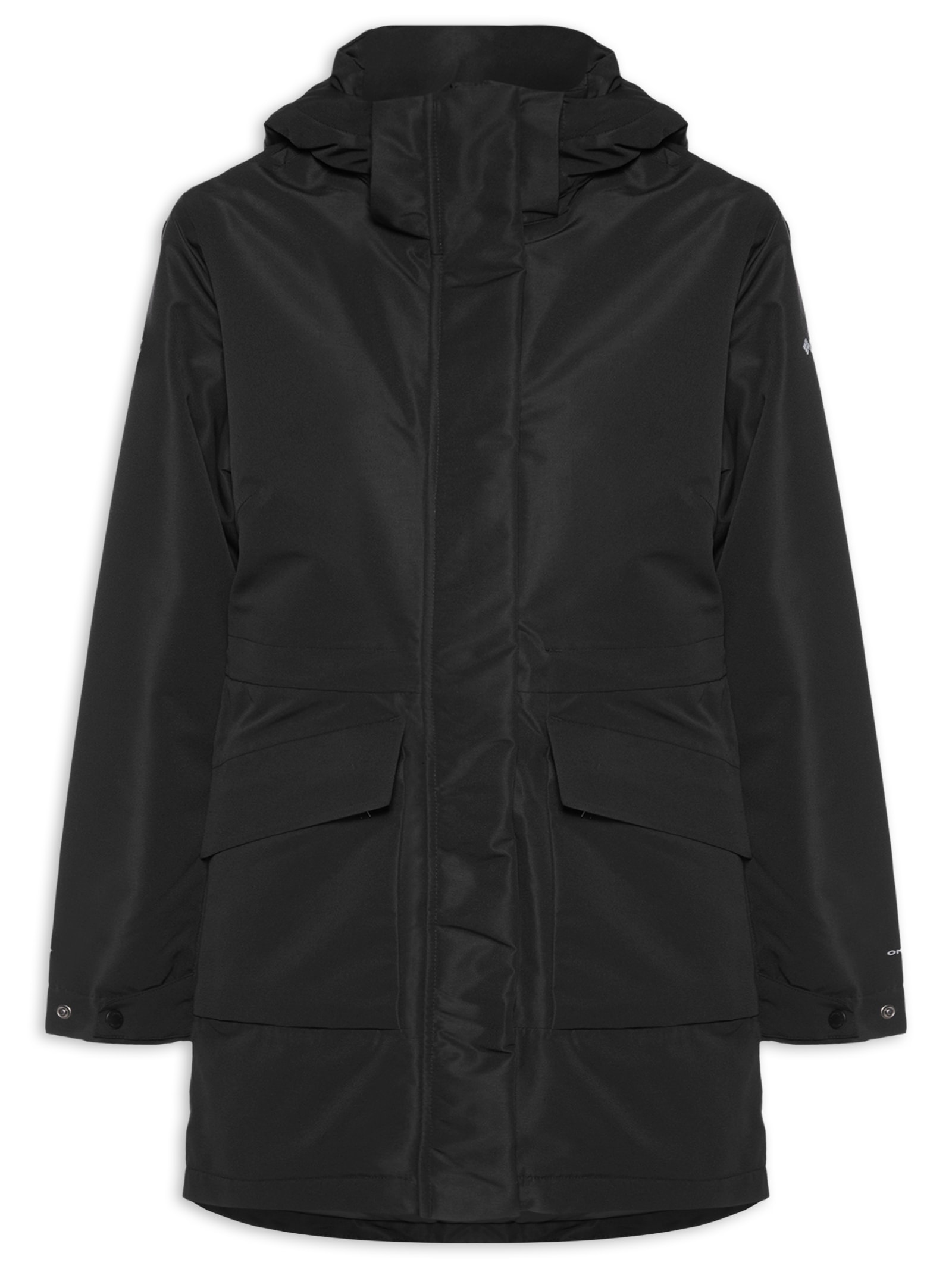 Jaqueta Feminina Pulaski Parka Preto Columbia