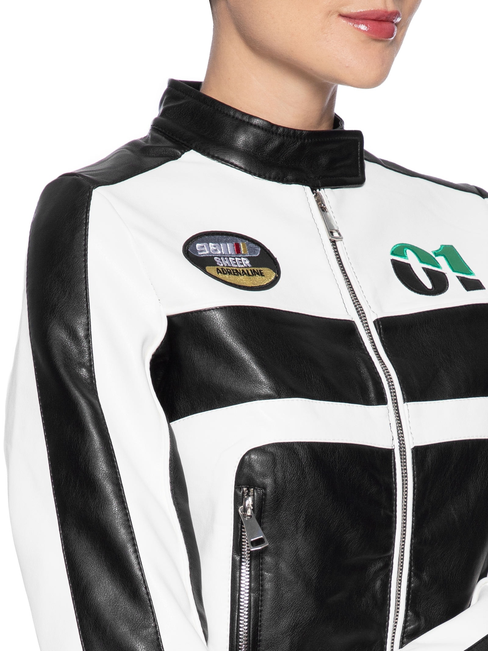Jaqueta Feminina Racer Preto Market 33