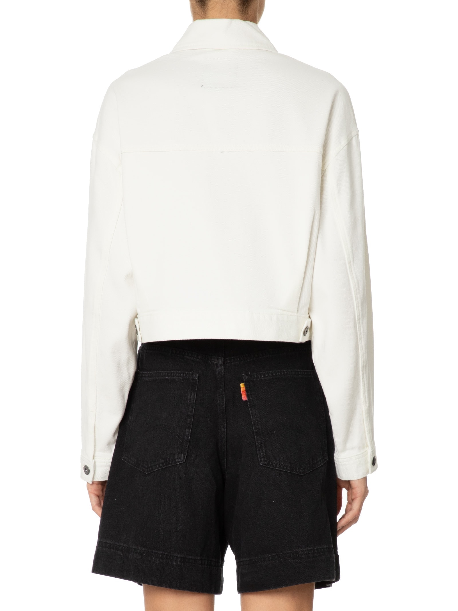 Jaqueta Feminina Raynes Crop Trucker Branco  Vans