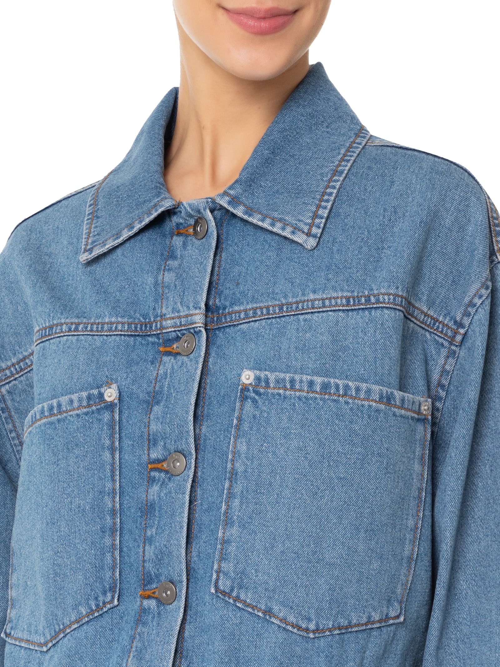 Bibiy. VANESSA JACKET ネイビー 中古・古着通販】Bibiy. (ビビィ) VANESSA JACKET ネイビー×ホワイト