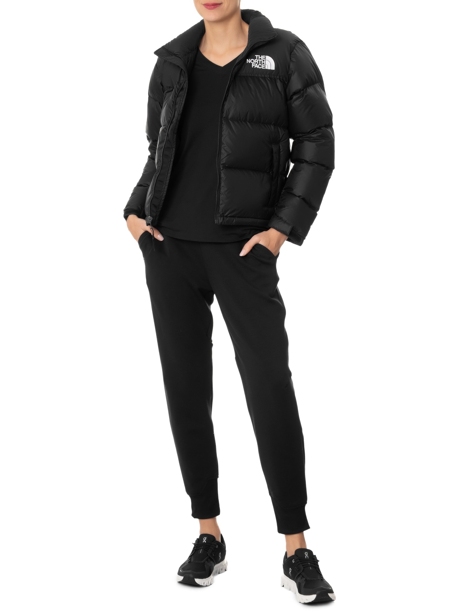 The North Face - Jaqueta Feminina Retro Nuptse - Preto
