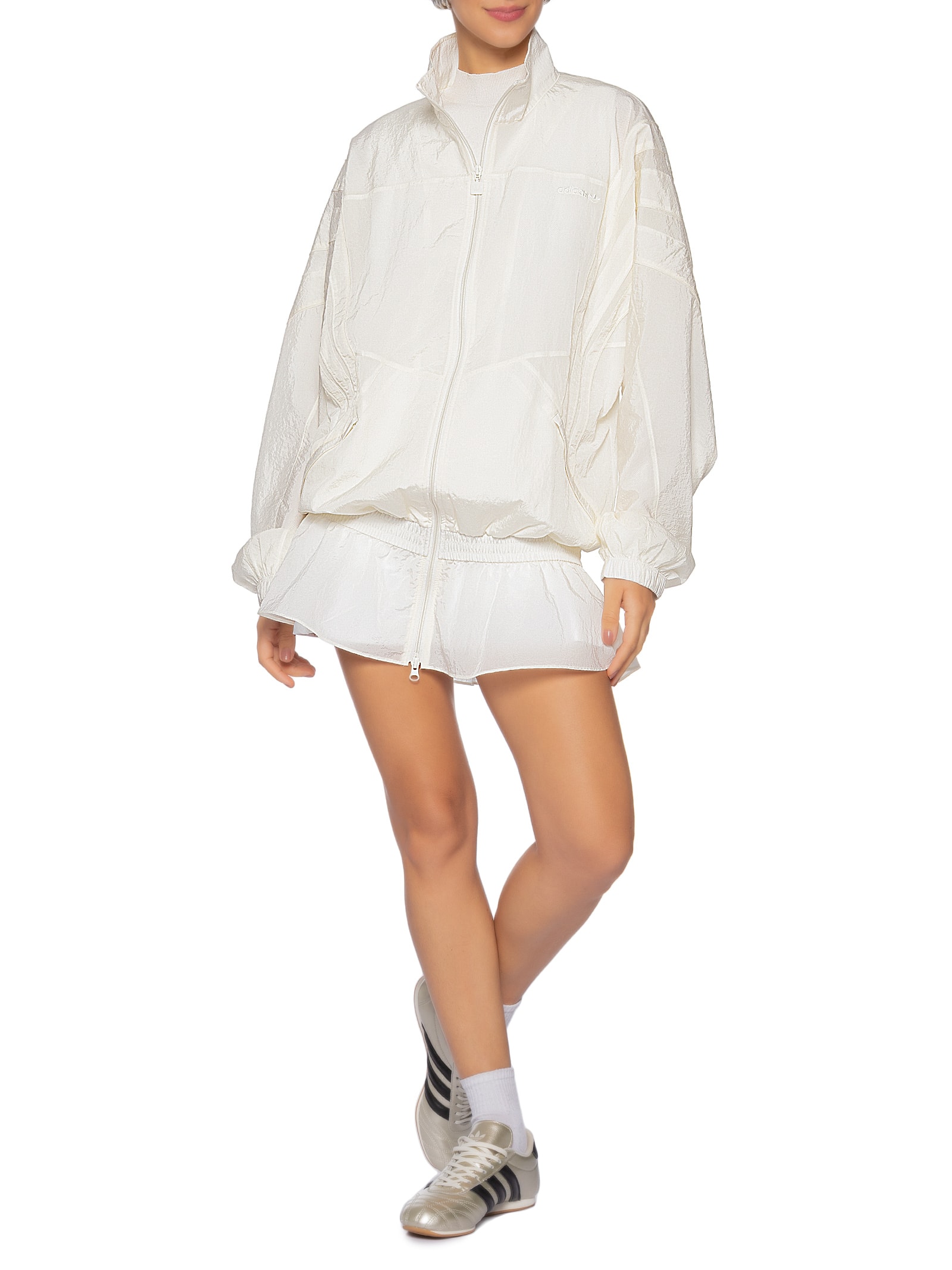 Jaqueta Feminina Santiago Woven Tt Branco Adidas Originals