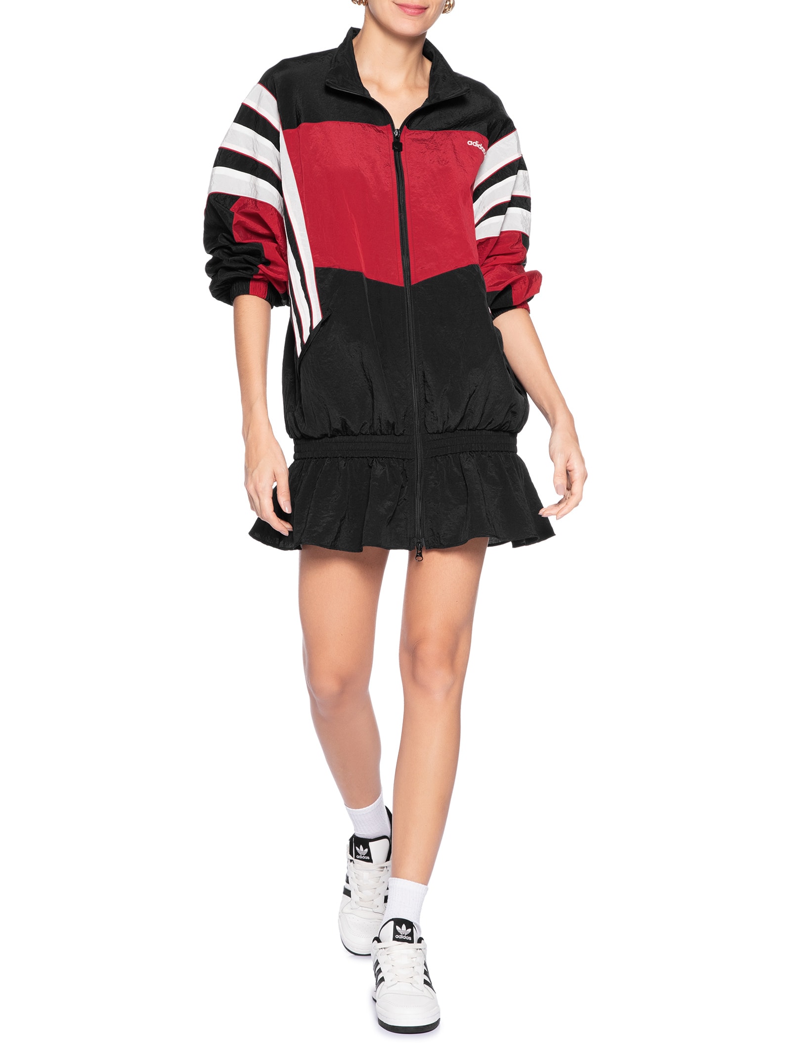 Jaqueta Feminina Santiago Woven TT – Preto Adidas Originals