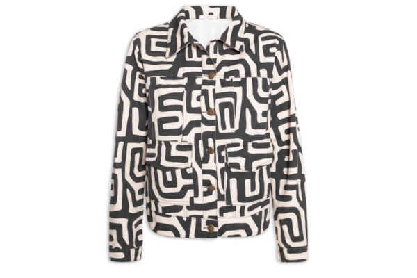 Jaqueta Feminina Sarja Est - Branco