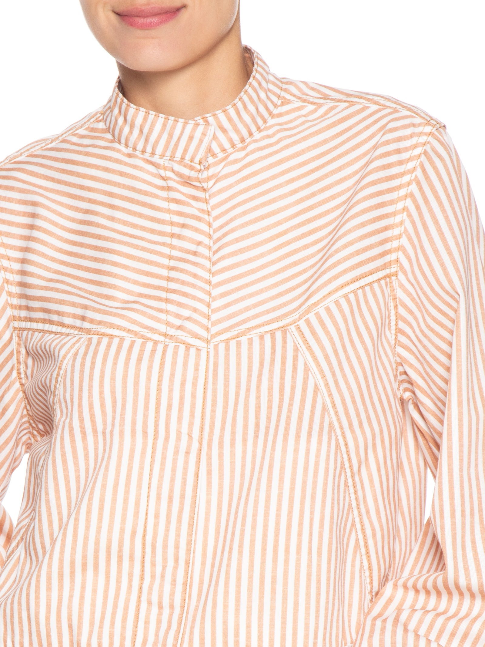 Jaqueta Feminina Sarja Mix Listras Vermelho Dress To