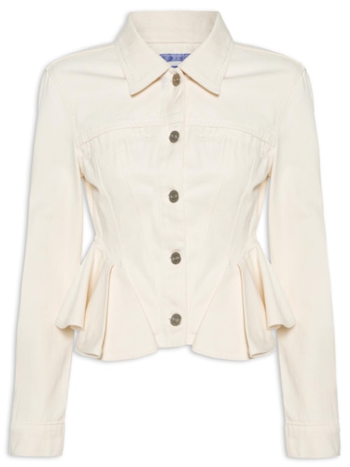 Jaqueta Feminina Sarja - Off White