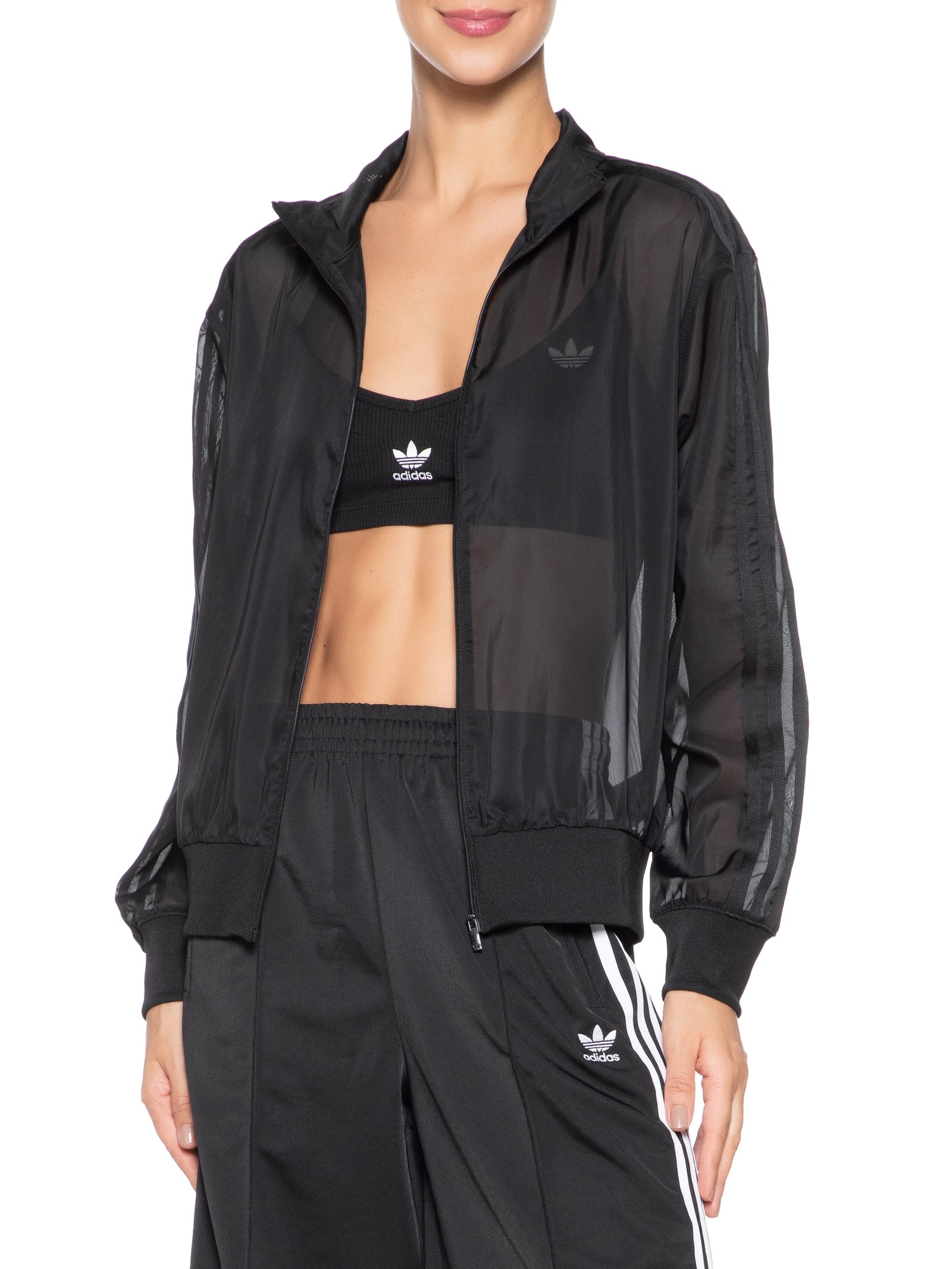 Adidas Originals - Jaqueta Feminina Sheer TT - Preto