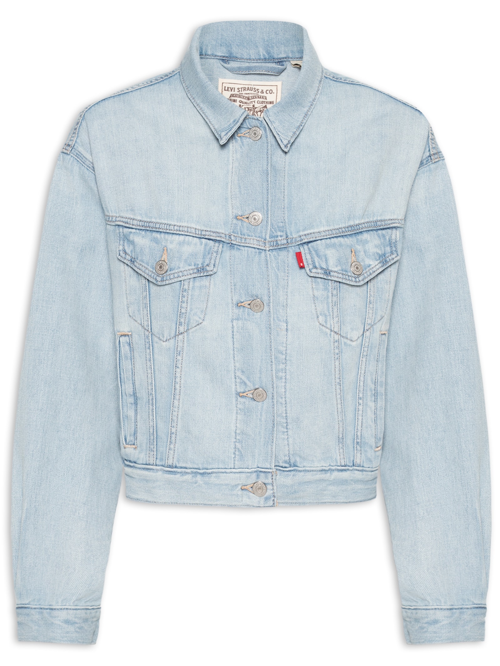 Levi's - Jaqueta Feminina Shrunken 90S Trucker - Azul