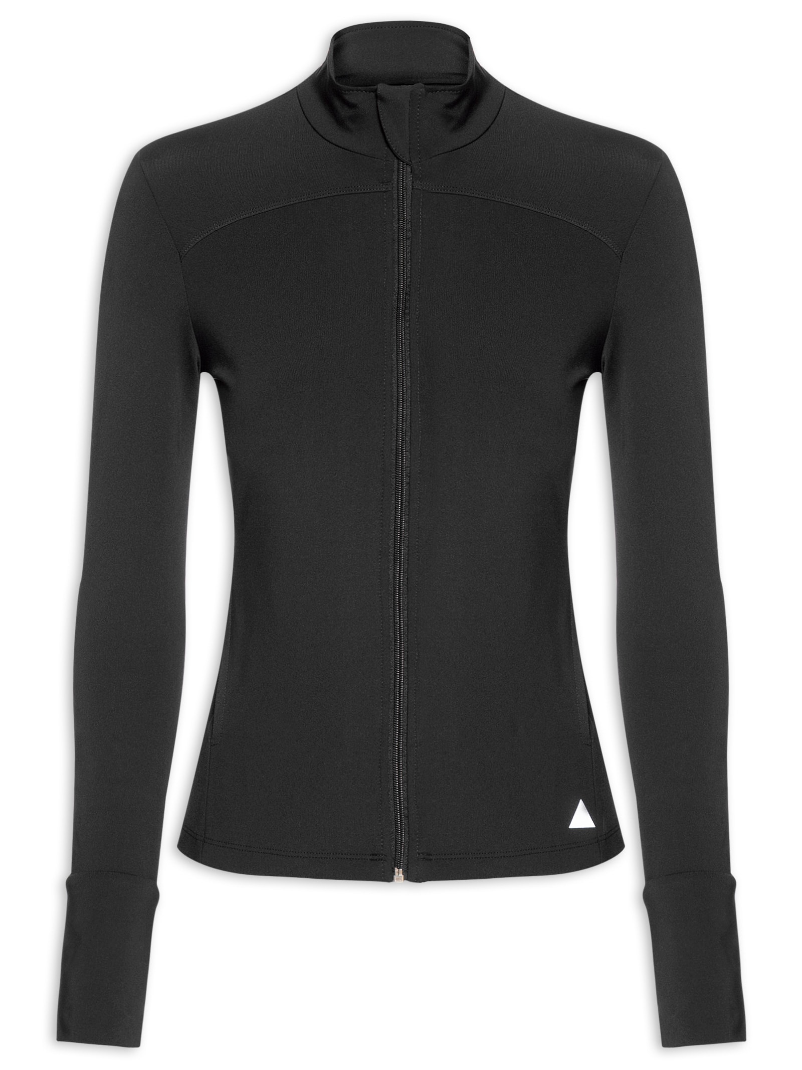 Jaqueta Feminina Slim Basic Perene Opção Preto Lauf