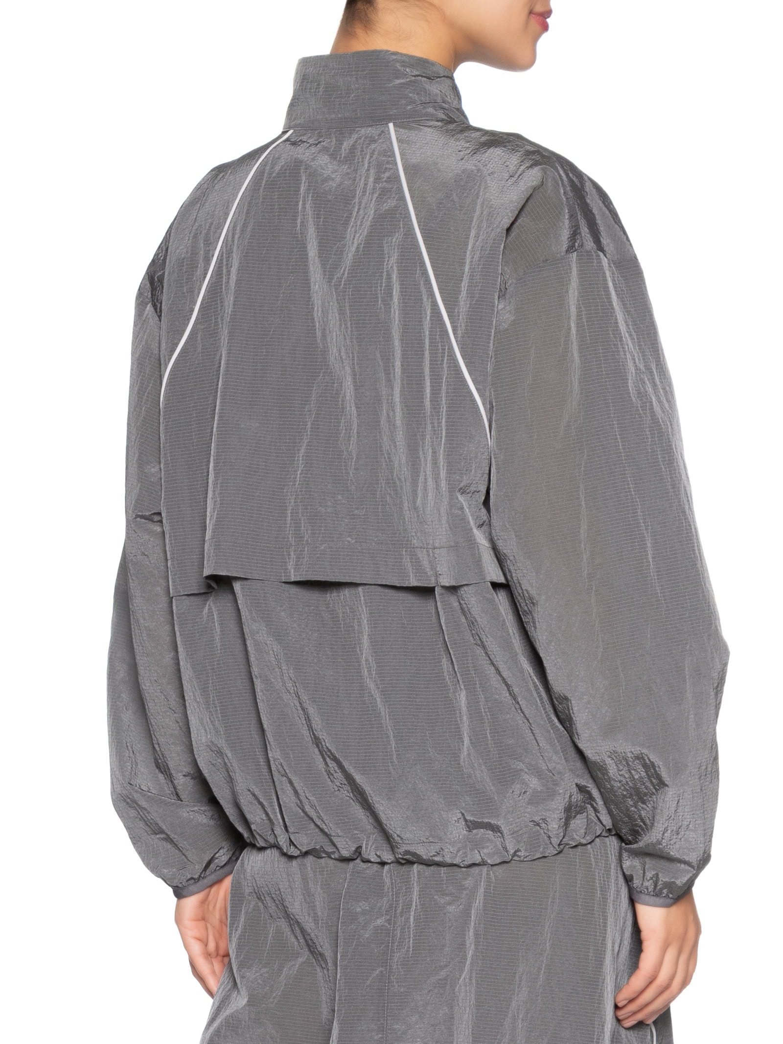 Jaqueta Feminina Sport Legacy Woven Cinza New Balance