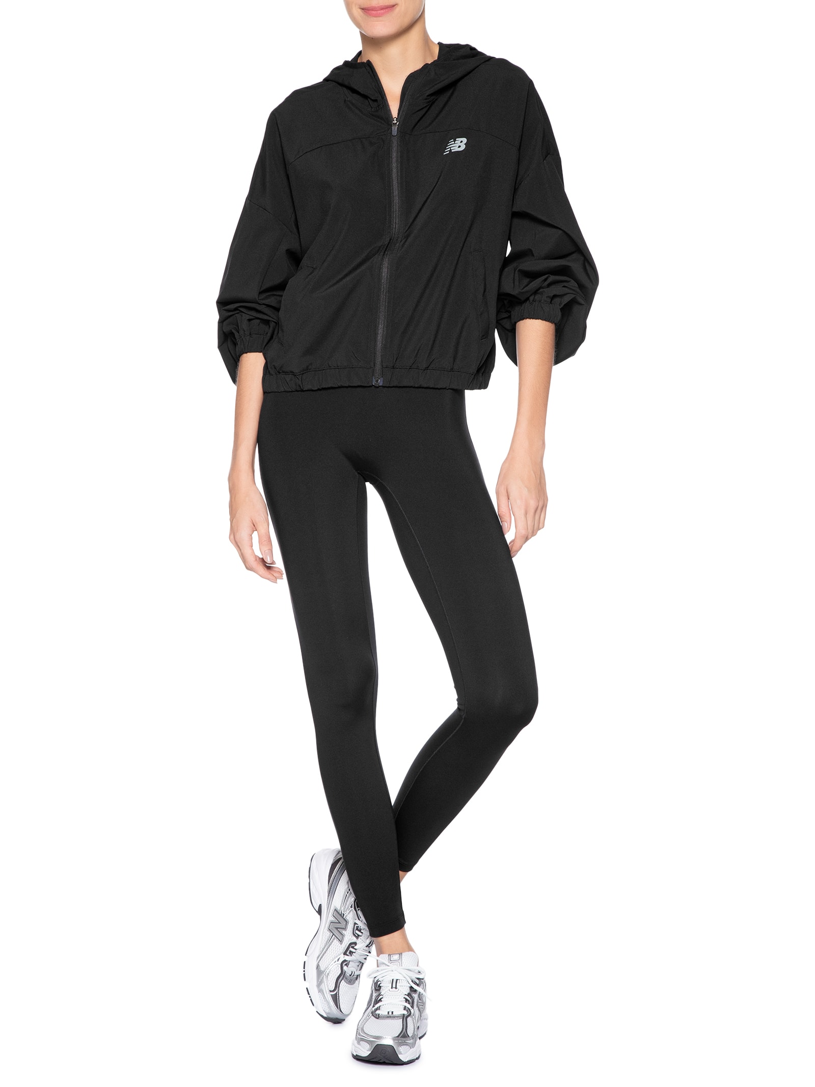 Jaqueta Feminina Sport Woven Preto New Balance