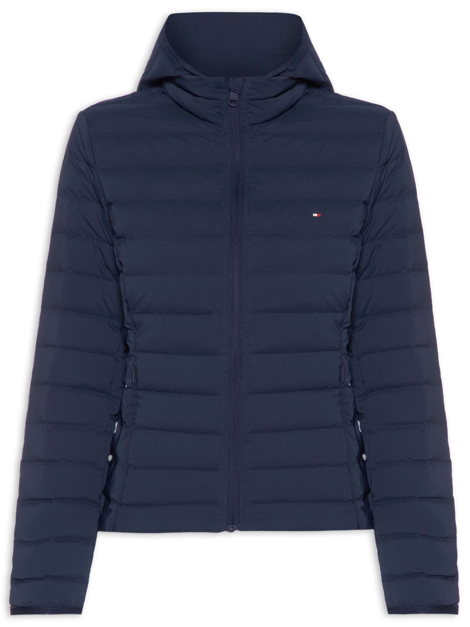 Jaqueta Feminina Stretch Nylon LW Down Azul Tommy Hilfiger