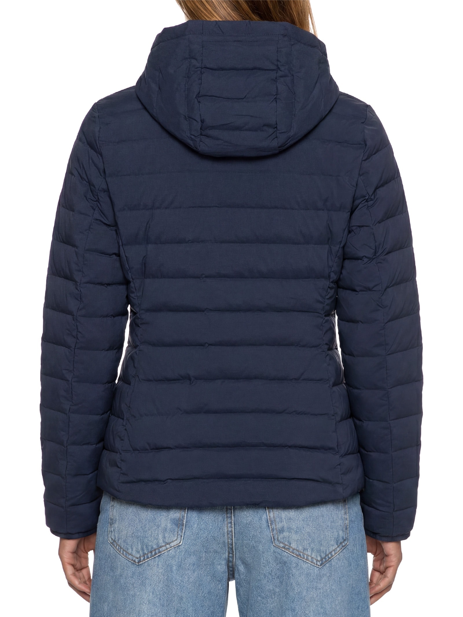 Jaqueta Feminina Stretch Nylon LW Down Azul Tommy Hilfiger