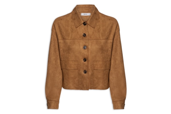 Jaqueta Feminina Suede - Bege