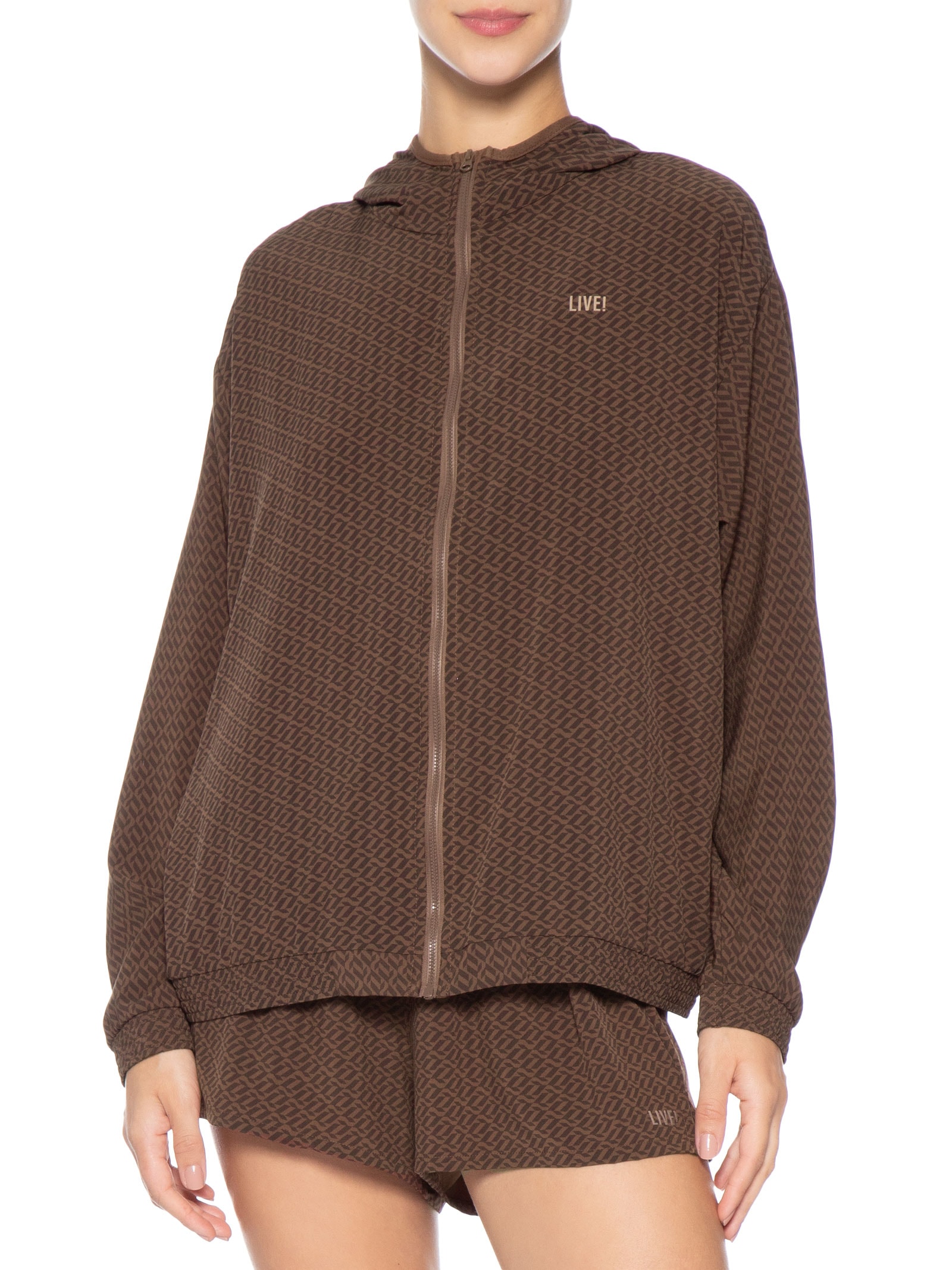 Jaqueta Feminina Symbol Dryside Marrom Live!